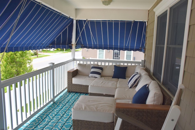305 Battersea Rd Unit 2, Ocean City, NJ 08226 - balcony with outdoor lounge area