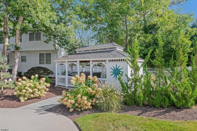 515 Bella Ct, Galloway Township, NJ 08205 - view of front facade featuring a gazebo