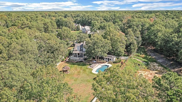 515 Bella Ct, Galloway Township, NJ 08205 - aerial view of a forest and a pool
