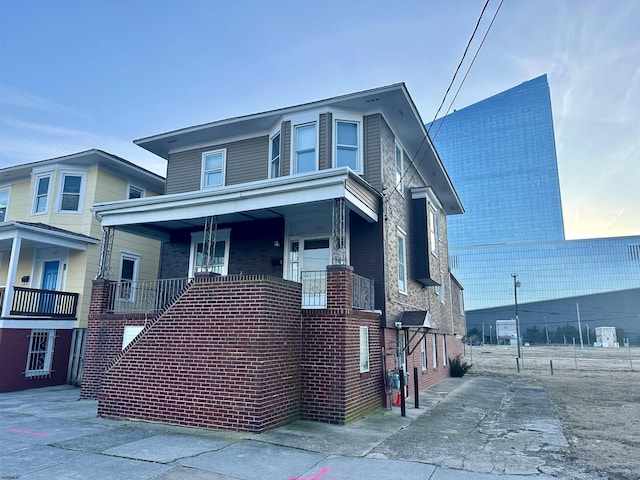 220 Seaside Ave, Atlantic City, NJ 08401 - view of front facade with brick siding