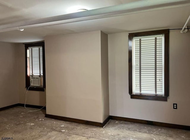 220 Seaside Ave, Atlantic City, NJ 08401 - empty room with baseboards and cooling unit