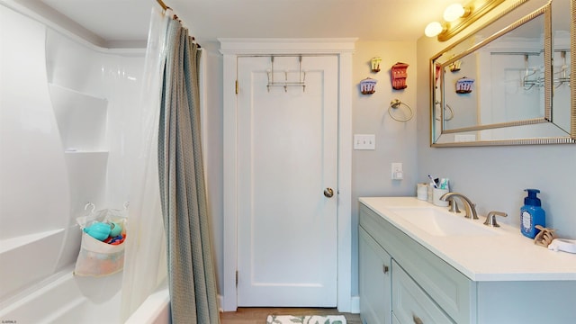 27 School St, Absecon, NJ 08201 - bathroom featuring vanity and shower / tub combo