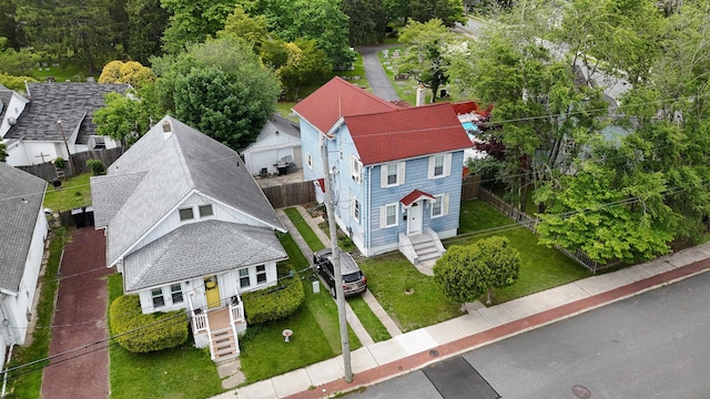 27 School St, Absecon, NJ 08201 - aerial view of residential area