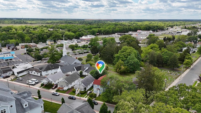 27 School St, Absecon, NJ 08201 - aerial view of residential area with a forest