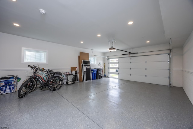 3708 Westminster Ln, Ocean City, NJ 08226 - garage with a garage door opener and recessed lighting