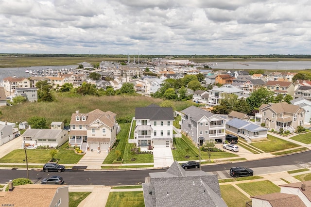 3708 Westminster Ln, Ocean City, NJ 08226 - aerial perspective of suburban area with a large body of water
