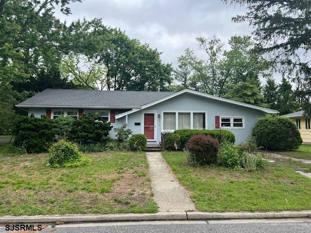 2419 Cedarbridge, Northfield, NJ 08225 - single story home featuring a front lawn