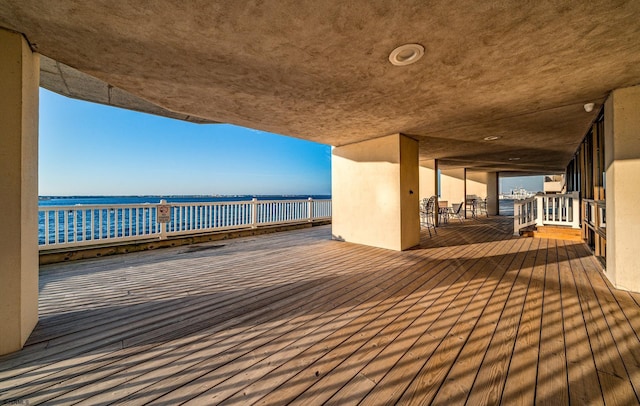500 Bay Ave Unit 607S, Ocean City, NJ 08226 - wooden terrace with a water view