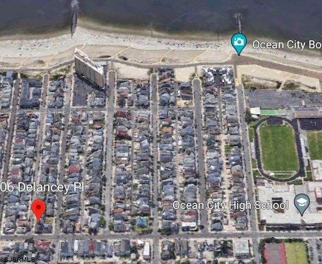 804 Delancey Pl Unit 2, Ocean City, NJ 08203 - aerial map of property and surrounding area