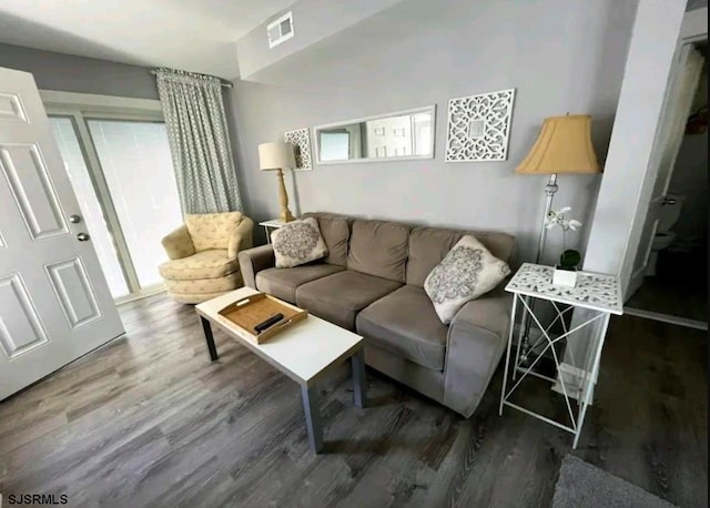 804 Delancey Pl Unit 2, Ocean City, NJ 08203 - living area featuring wood finished floors and plenty of natural light