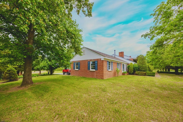 3065 N Rte 9, Ocean View, NJ 08230 - view of side of home with brick siding and a yard