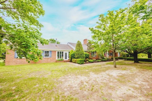 3065 N Rte 9, Ocean View, NJ 08230 - back of house with a yard, brick siding, and a chimney