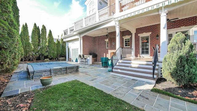 8904 Ventnor Ave, Margate, NJ 08402 - porch with a balcony and a patio