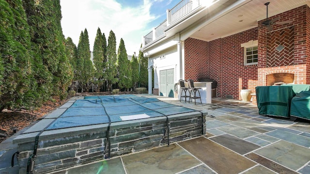 8904 Ventnor Ave, Margate, NJ 08402 - view of pool featuring a covered pool and a patio area