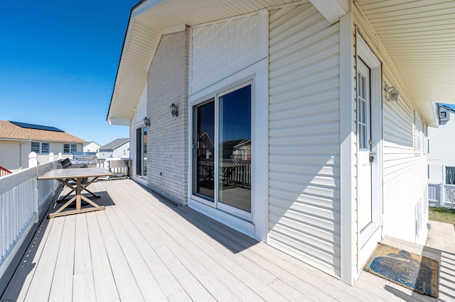 3 Schooner Cv Unit B, Brigantine, NJ 08203 - wooden deck with a residential view