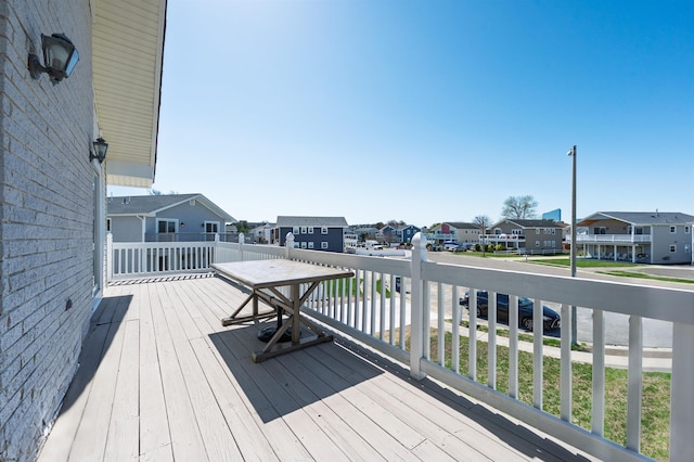 3 Schooner Cv Unit B, Brigantine, NJ 08203 - wooden deck with a residential view