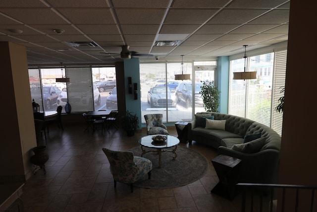 6101 Monmouth Ave Unit 201, Ventnor, NJ 08406 - lobby with a paneled ceiling