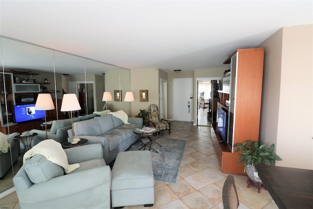 6101 Monmouth Ave Unit 201, Ventnor, NJ 08406 - living area featuring light tile patterned flooring