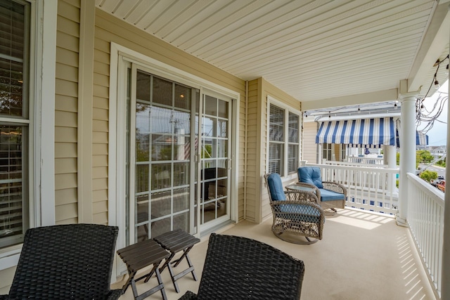 1525 Asbury Ave Unit B, Ocean City, NJ 08226 - view of covered porch