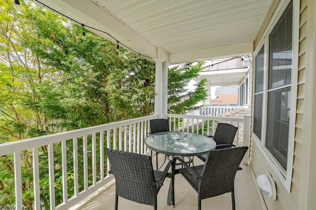 1525 Asbury Ave Unit B, Ocean City, NJ 08226 - balcony with outdoor dining space