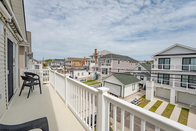 1525 Asbury Ave Unit B, Ocean City, NJ 08226 - balcony with a residential view