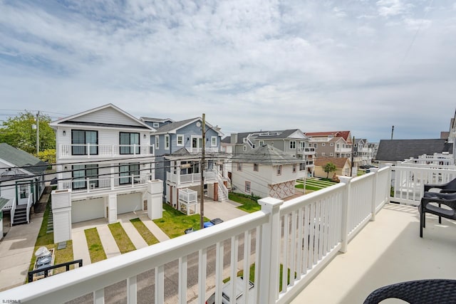 1525 Asbury Ave Unit B, Ocean City, NJ 08226 - balcony featuring a residential view