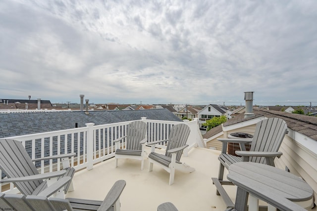 1525 Asbury Ave Unit B, Ocean City, NJ 08226 - view of patio / terrace with a residential view