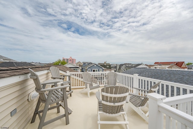 1525 Asbury Ave Unit B, Ocean City, NJ 08226 - view of patio / terrace featuring a residential view