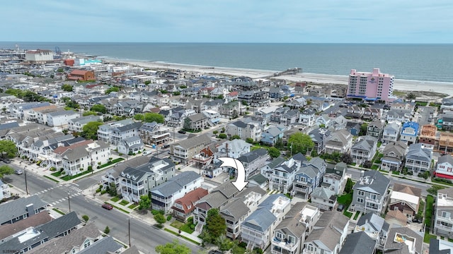 1525 Asbury Ave Unit B, Ocean City, NJ 08226 - aerial view of property and surrounding area featuring a nearby body of water