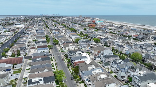 1525 Asbury Ave Unit B, Ocean City, NJ 08226 - aerial view of property and surrounding area with a large body of water and nearby suburban area