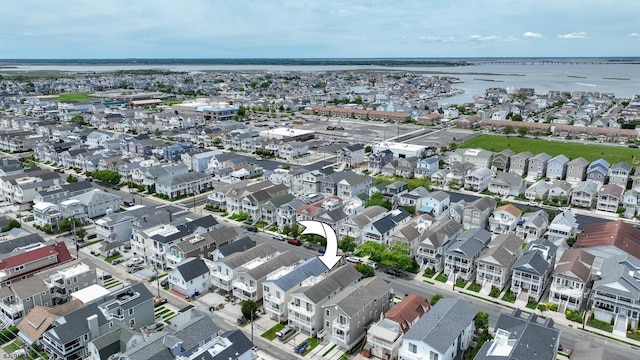 1525 Asbury Ave Unit B, Ocean City, NJ 08226 - aerial view of property's location with a large body of water and nearby suburban area