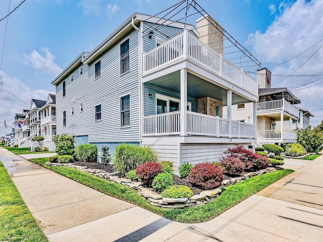 18 E 14th St Unit 2, Ocean City, NJ 08226 - view of side of home with a balcony