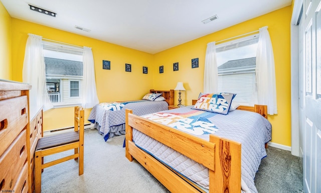 18 E 14th St Unit 2, Ocean City, NJ 08226 - bedroom with carpet flooring, multiple windows, and baseboards