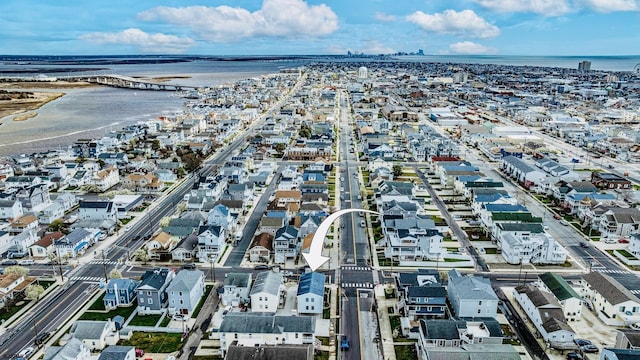 18 E 14th St Unit 2, Ocean City, NJ 08226 - aerial view of property's location with a large body of water and nearby suburban area