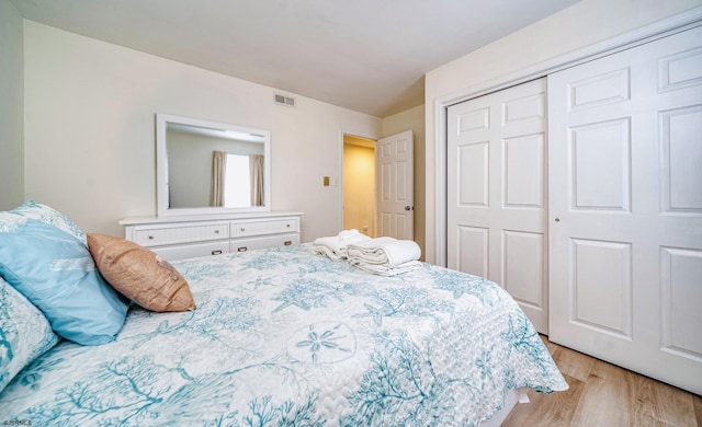 16 E 14th St Unit 1, Ocean City, NJ 08226 - bedroom featuring light wood finished floors and a closet
