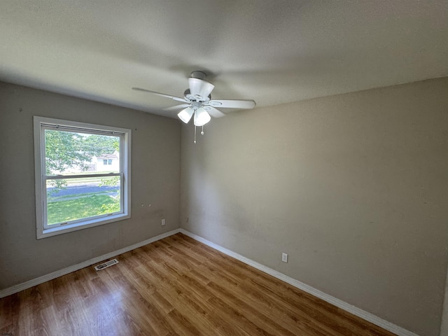 2510 Ridge Ave, Egg Harbor Township, NJ 08234 - empty room with light wood finished floors, baseboards, and a ceiling fan