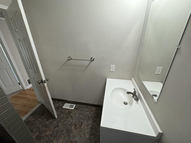 2510 Ridge Ave, Egg Harbor Township, NJ 08234 - bathroom with vanity and baseboards