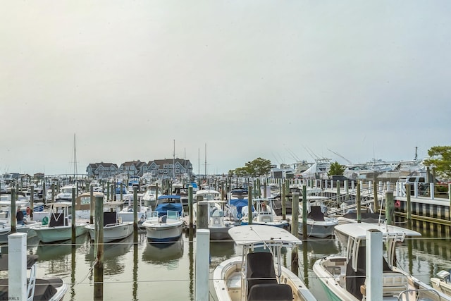 402 Harbour Cv Unit 402, Somers Point, NJ 08244 - dock area featuring a water view and view of marina