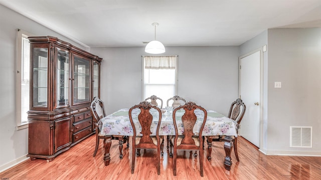 332 N Massachusetts Ave, Atlantic City, NJ 08401 - dining space with light wood finished floors and baseboards