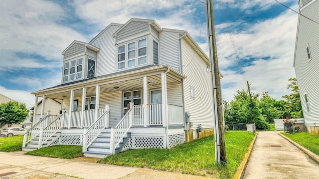 332 N Massachusetts Ave, Atlantic City, NJ 08401 - view of front of home featuring a porch