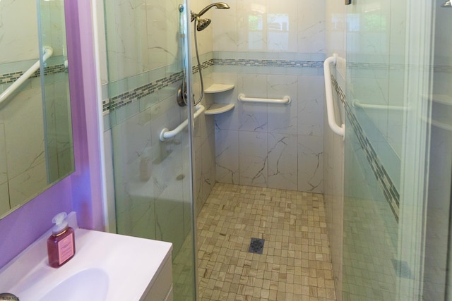 2044 Cedarbridge Rd, Northfield, NJ 08225 - bathroom with a stall shower and vanity