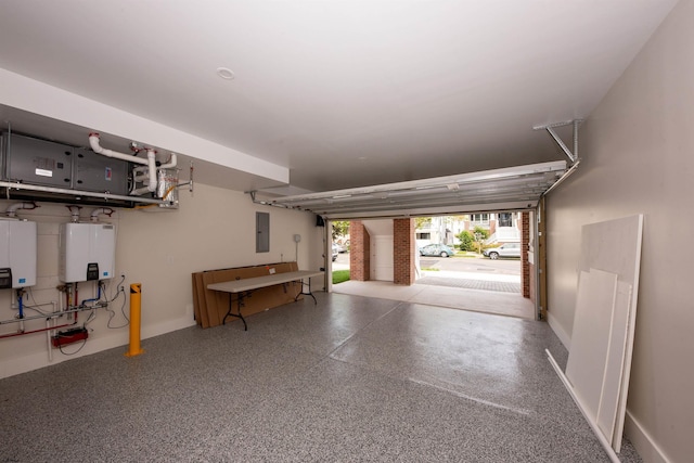 632A Ocean Ave Unit 1, Ocean City, NJ 08226 - garage with tankless water heater and electric panel