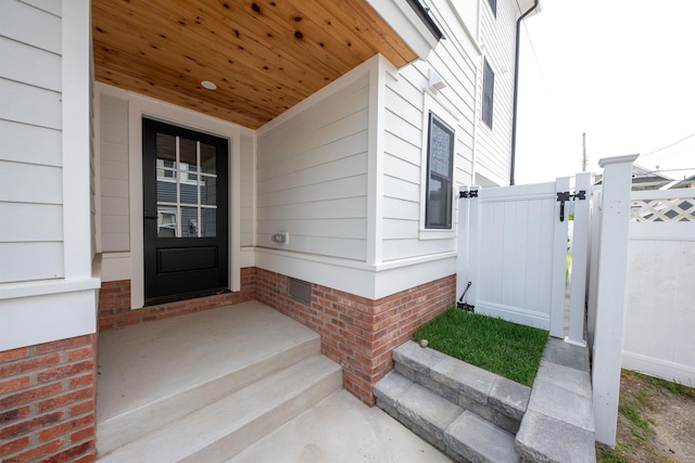 632A Ocean Ave Unit 1, Ocean City, NJ 08226 - property entrance featuring a gate and crawl space