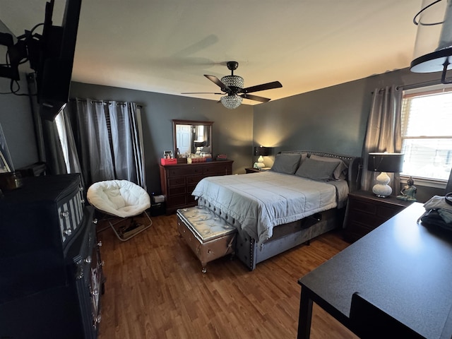 608 Walnut Ave, Northfield, NJ 08225 - bedroom featuring wood finished floors and ceiling fan