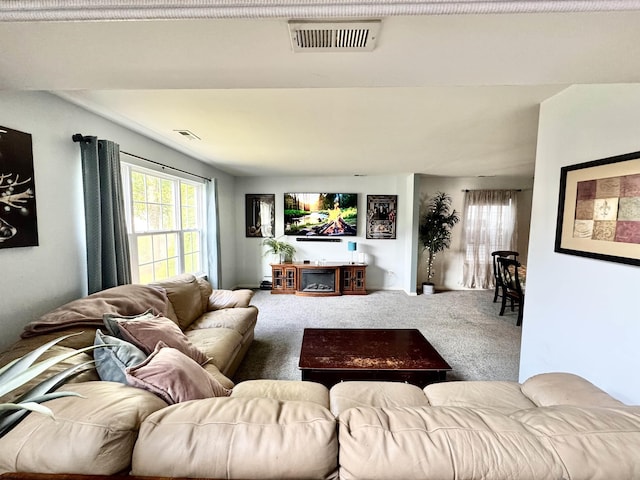 243 Churchill Dr, Egg Harbor Township, NJ 08234 - living room with carpet floors and plenty of natural light