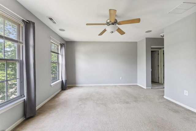 15 Gallant Fox Ln, Egg Harbor Township, NJ 08234 - empty room with carpet, baseboards, and a ceiling fan