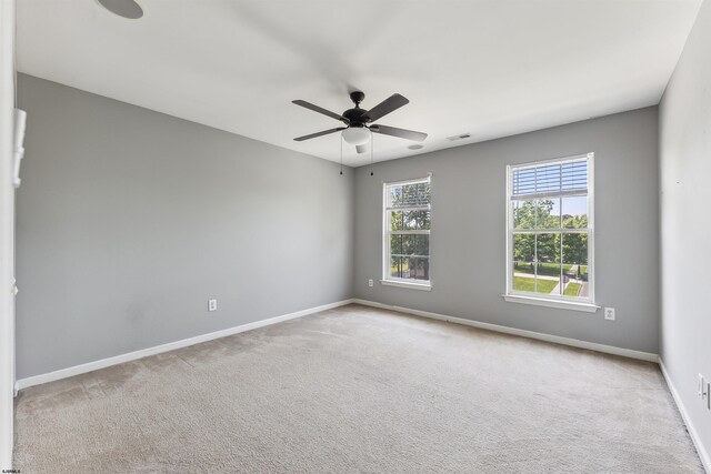 15 Gallant Fox Ln, Egg Harbor Township, NJ 08234 - carpeted spare room featuring baseboards and a ceiling fan