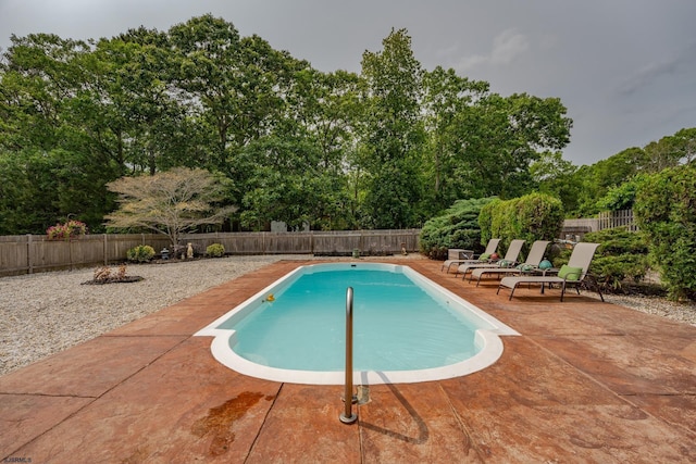 5 Edward Ter, Upper Township, NJ 08230 - view of pool with a patio, a fenced backyard, and view of scattered trees