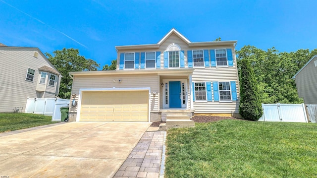 206 Branch Hill Dr, Egg Harbor Township, NJ 08234 - view of front of property featuring concrete driveway, an attached garage, and a gate