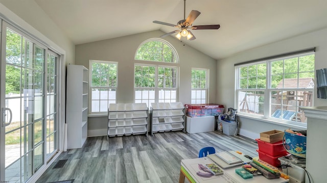 206 Branch Hill Dr, Egg Harbor Township, NJ 08234 - sunroom / solarium with lofted ceiling